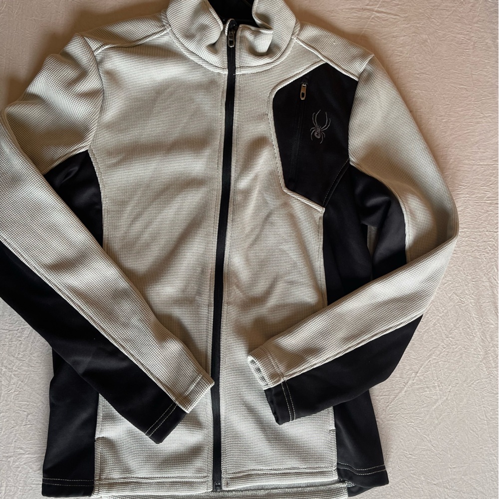 Grey Fleece Sweater | Small